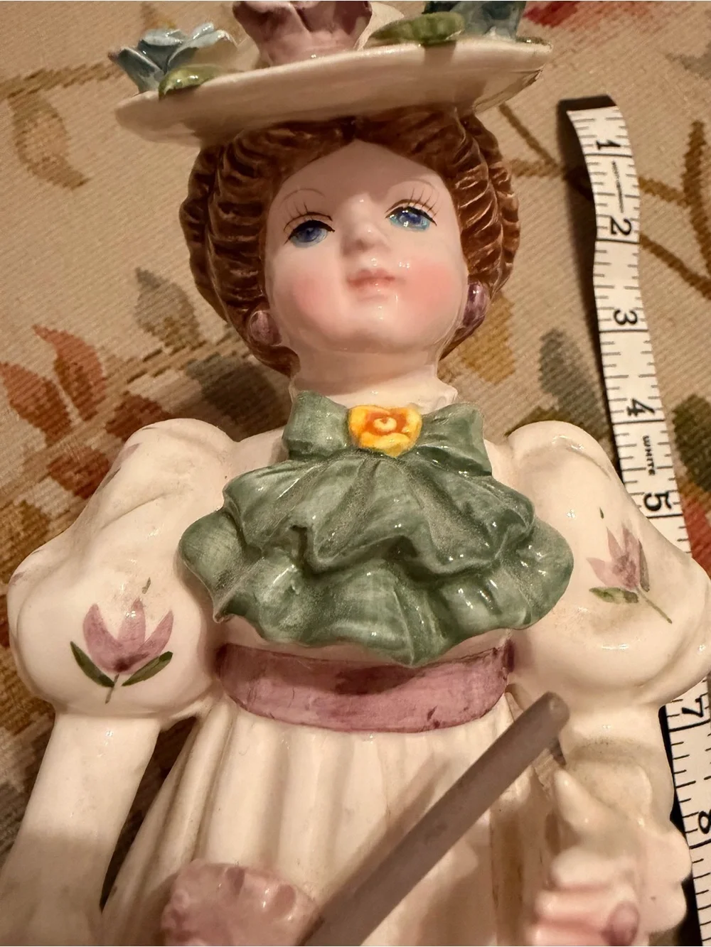 Beautiful Schmid Musical Collectable “Angelina”Porcelain Doll-Hand Painted.